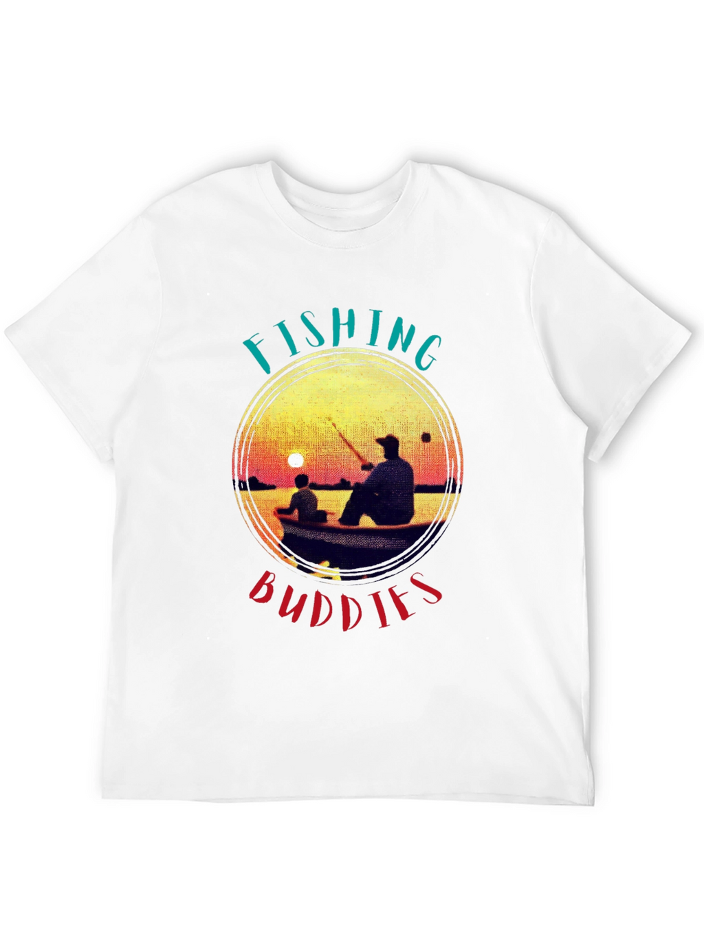Fishing Buddies Graphic Tee - Father & Son