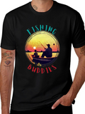 Fishing Buddies Graphic Tee - Father & Son