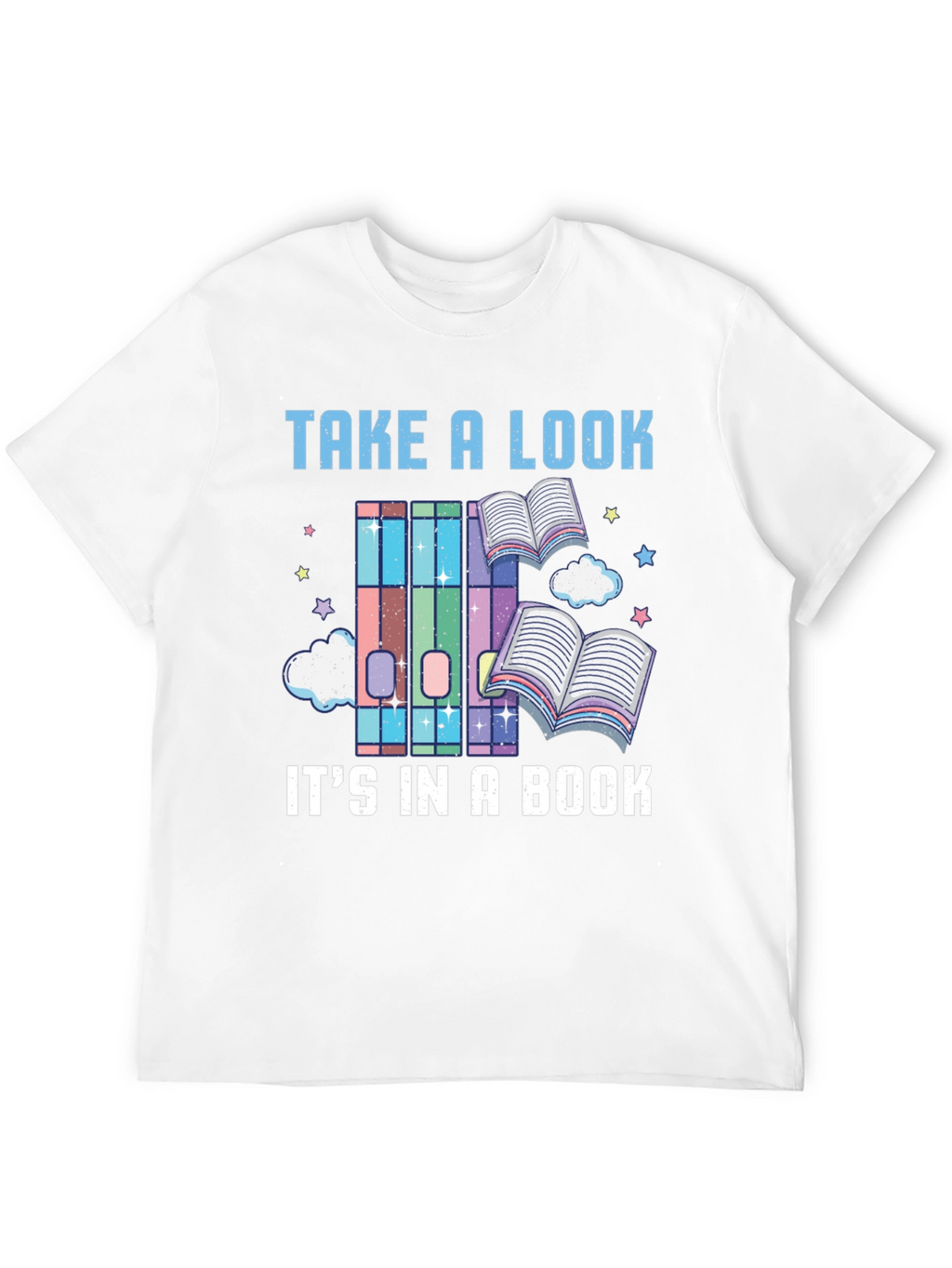 Take a Look Its in a Book Novelty T-Shirt