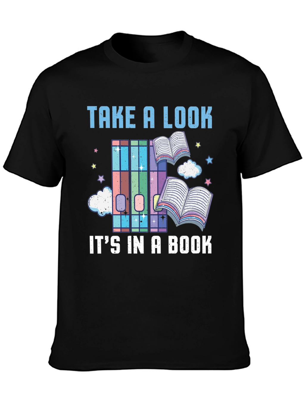 Take a Look Its in a Book Novelty T-Shirt