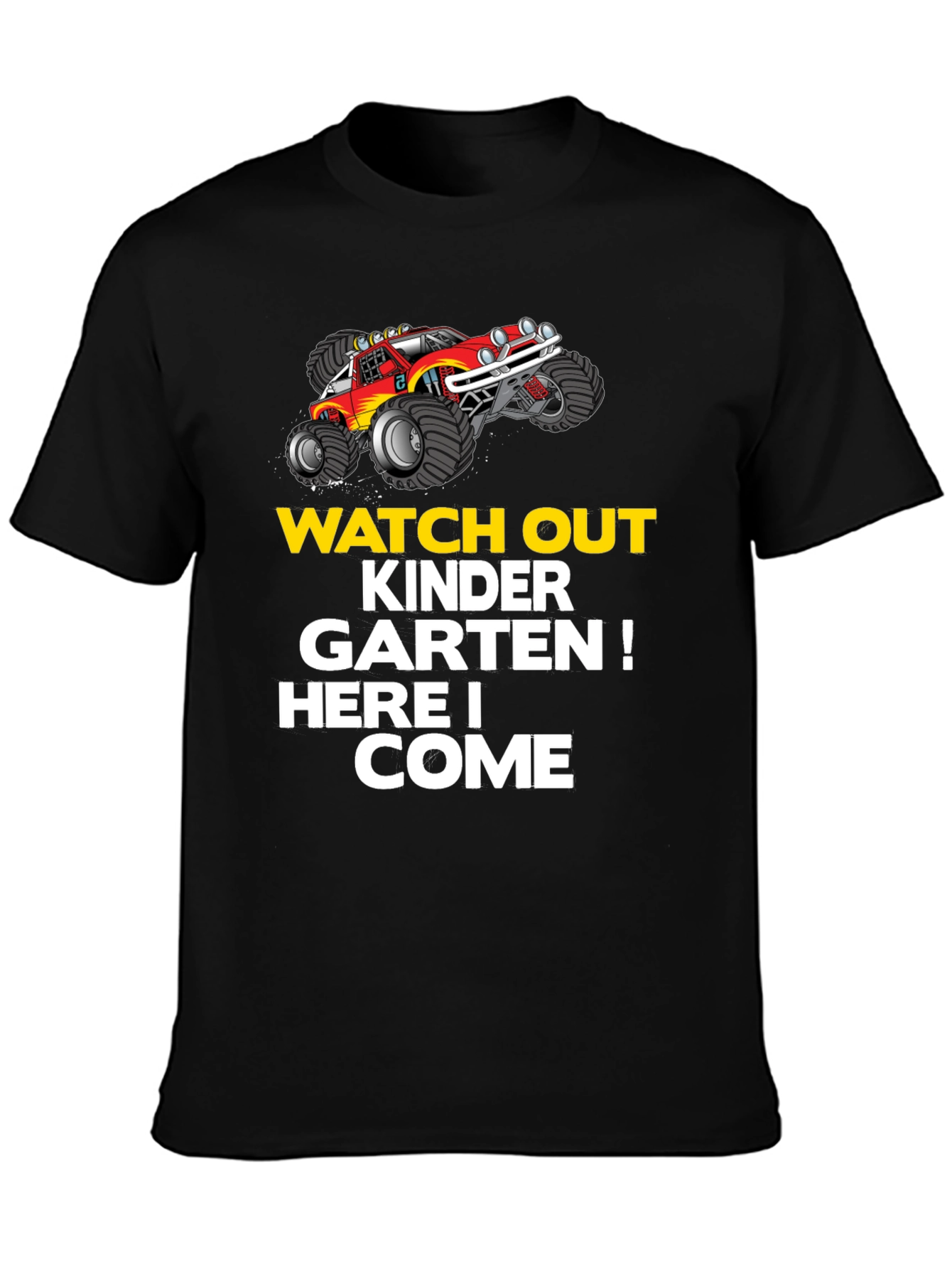 Kindergarten Ready! Monster Truck T-Shirt