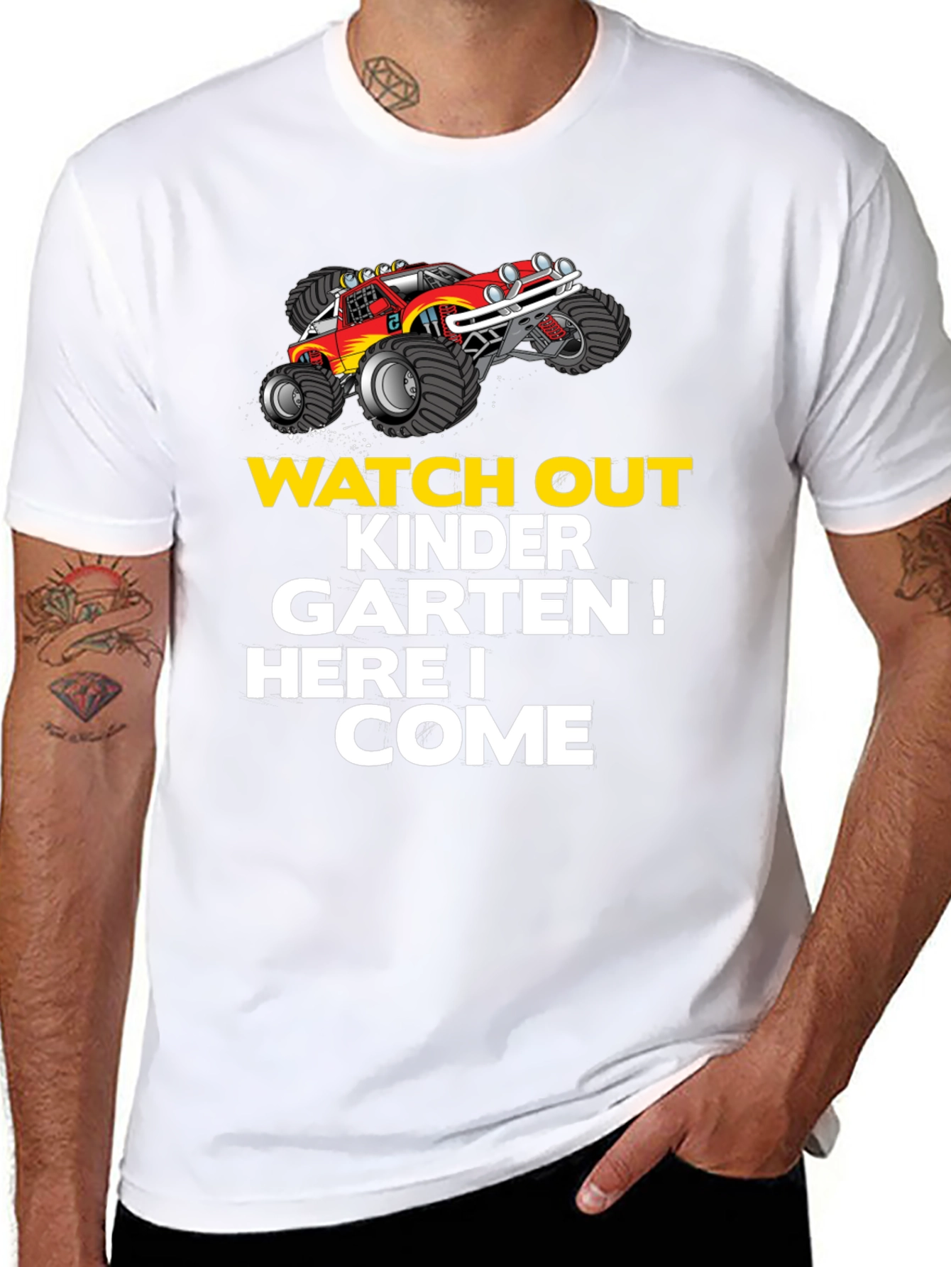Kindergarten Ready! Monster Truck T-Shirt
