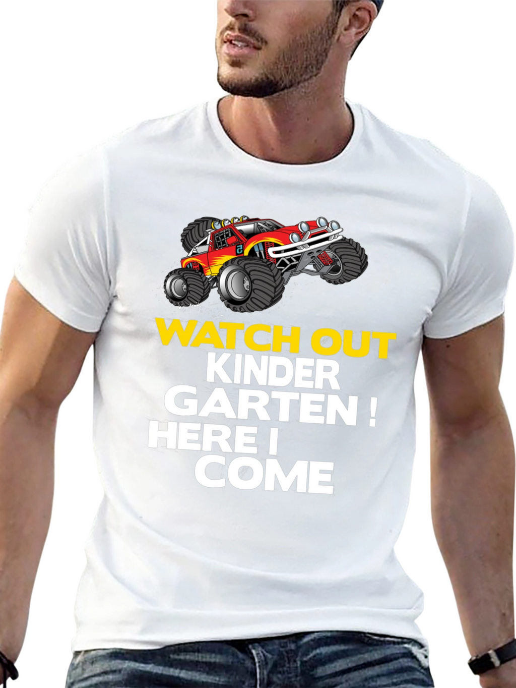 Kindergarten Ready! Monster Truck T-Shirt