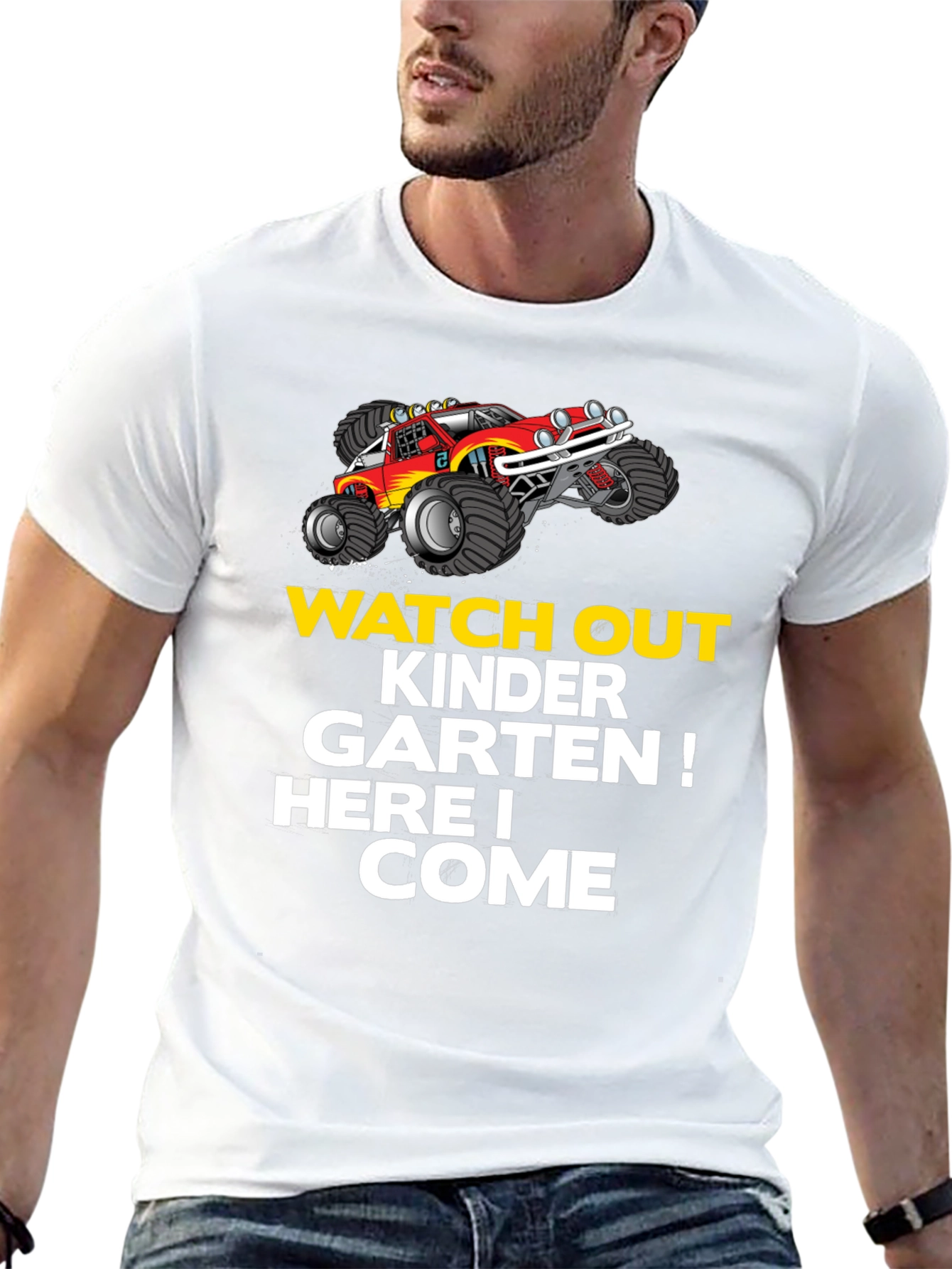 Kindergarten Ready! Monster Truck T-Shirt