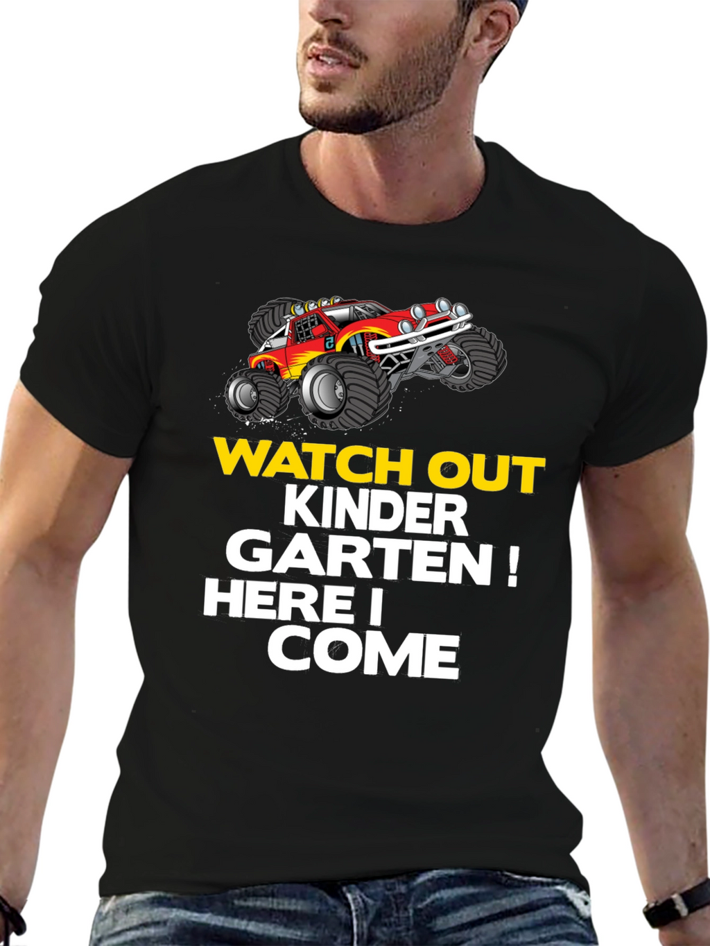 Kindergarten Ready! Monster Truck T-Shirt