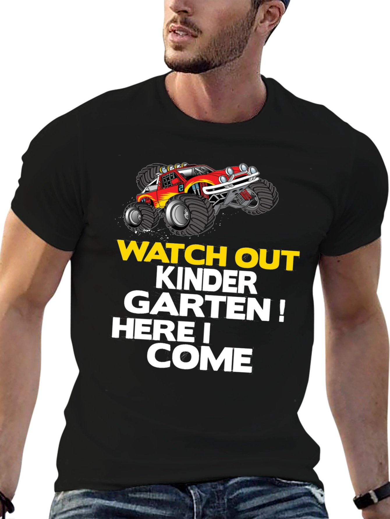 Kindergarten Ready! Monster Truck T-Shirt