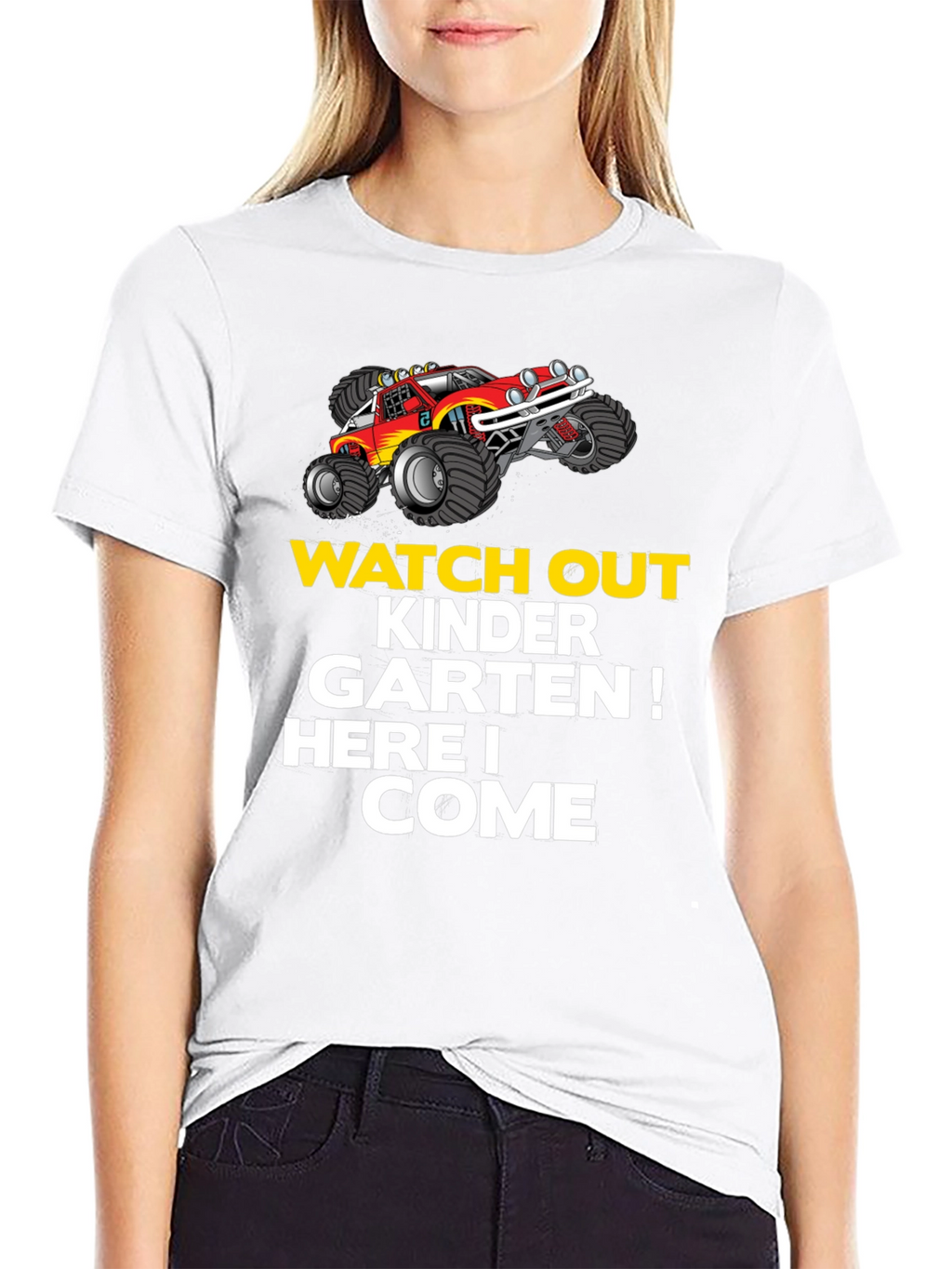 Kindergarten Ready! Monster Truck T-Shirt