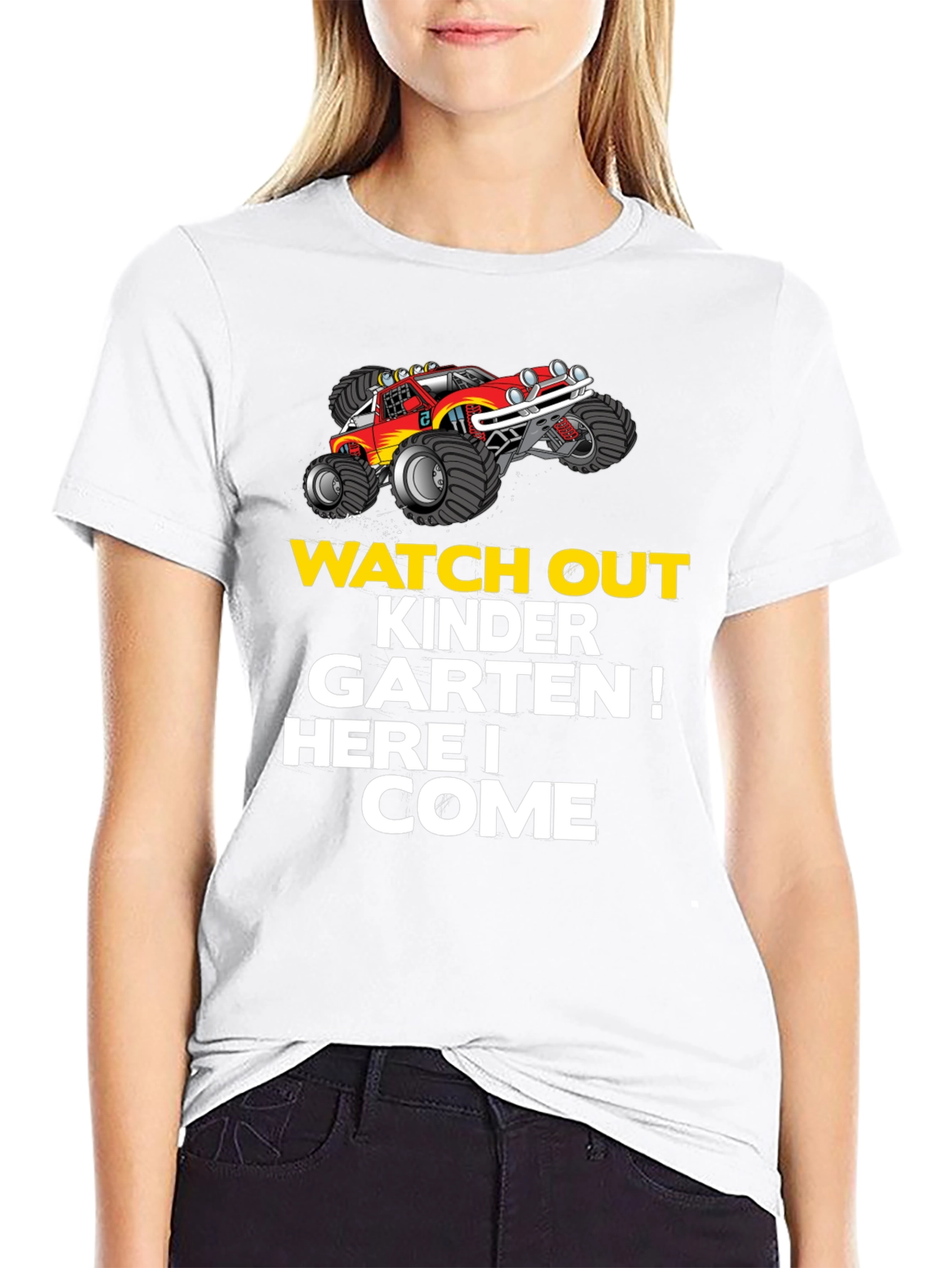 Kindergarten Ready! Monster Truck T-Shirt