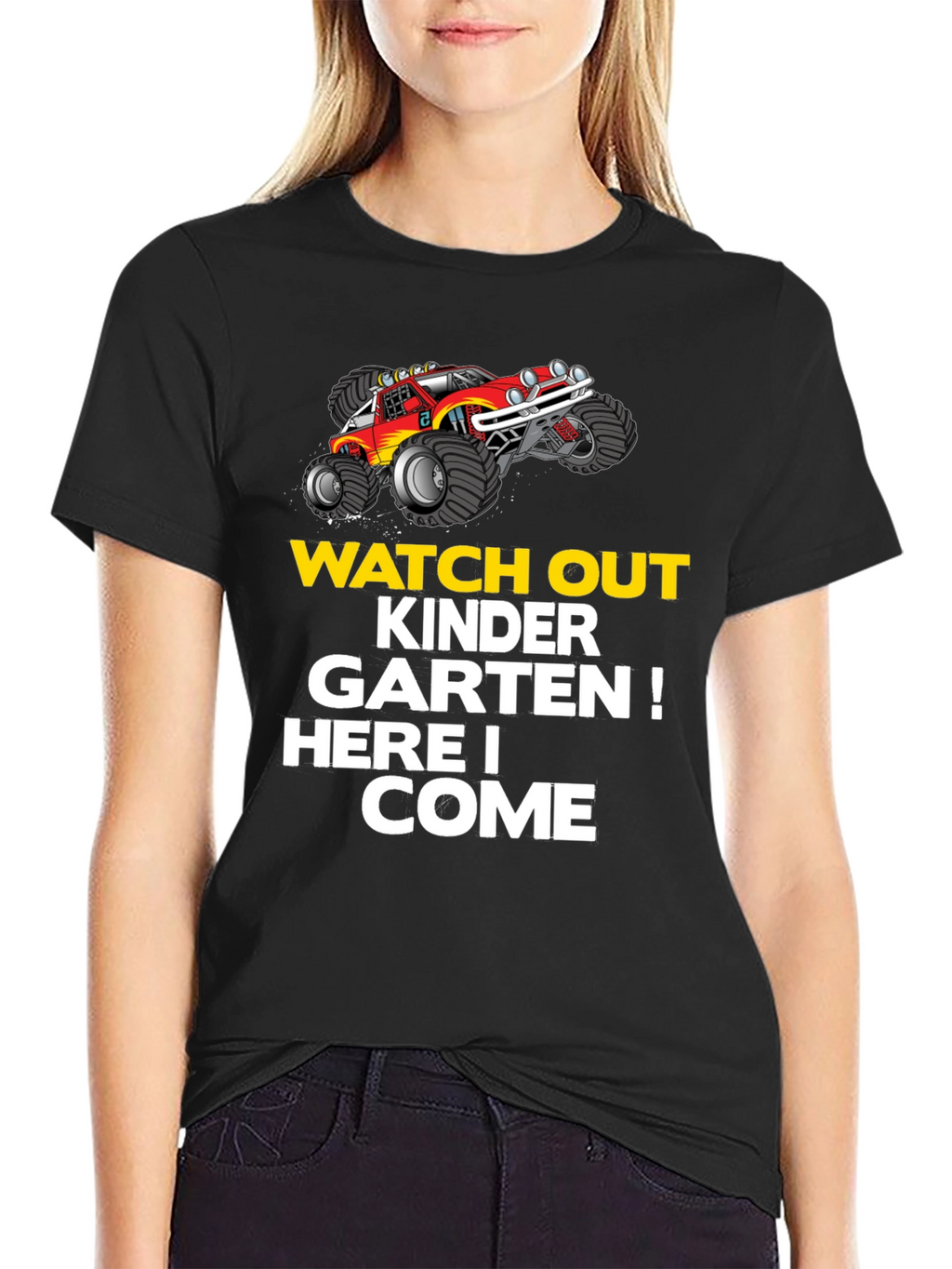 Kindergarten Ready! Monster Truck T-Shirt