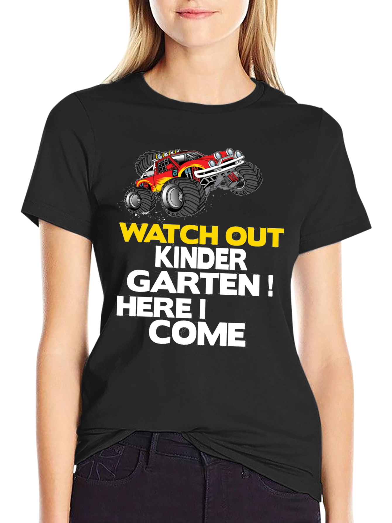 Kindergarten Ready! Monster Truck T-Shirt