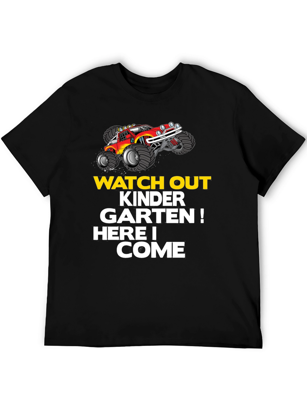 Kindergarten Ready! Monster Truck T-Shirt