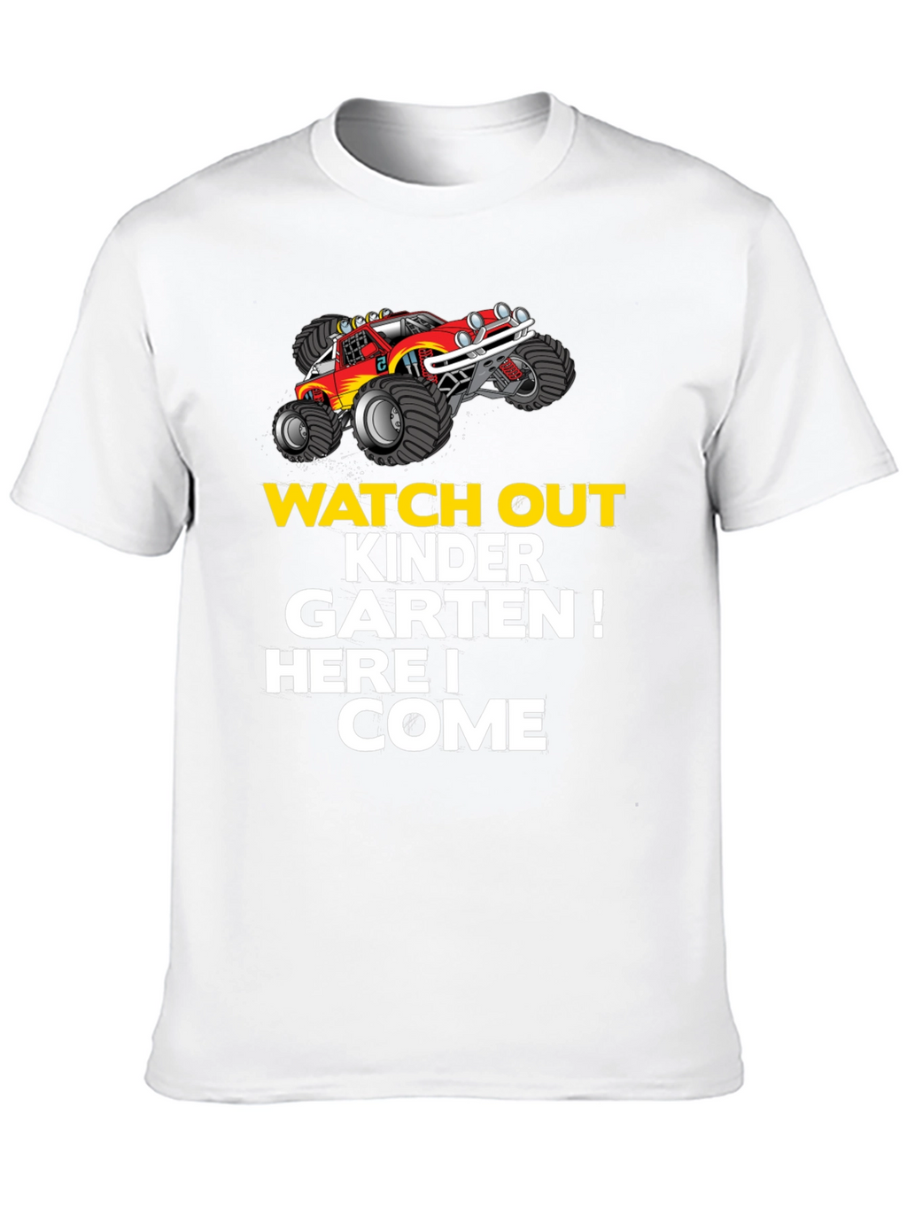 Kindergarten Ready! Monster Truck T-Shirt