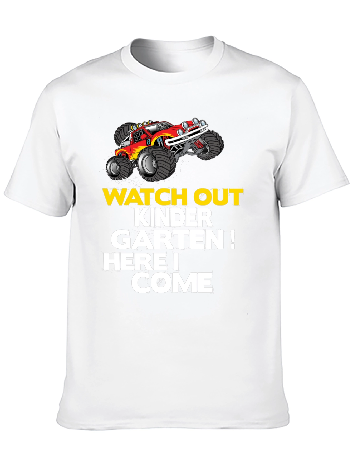 Kindergarten Ready! Monster Truck T-Shirt