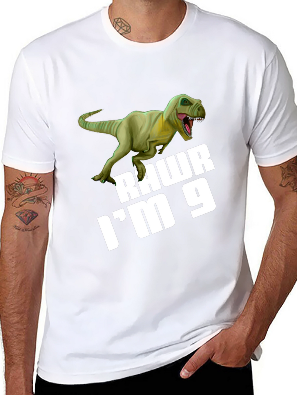 Rawr Im 9 T-Rex Birthday T-Shirt