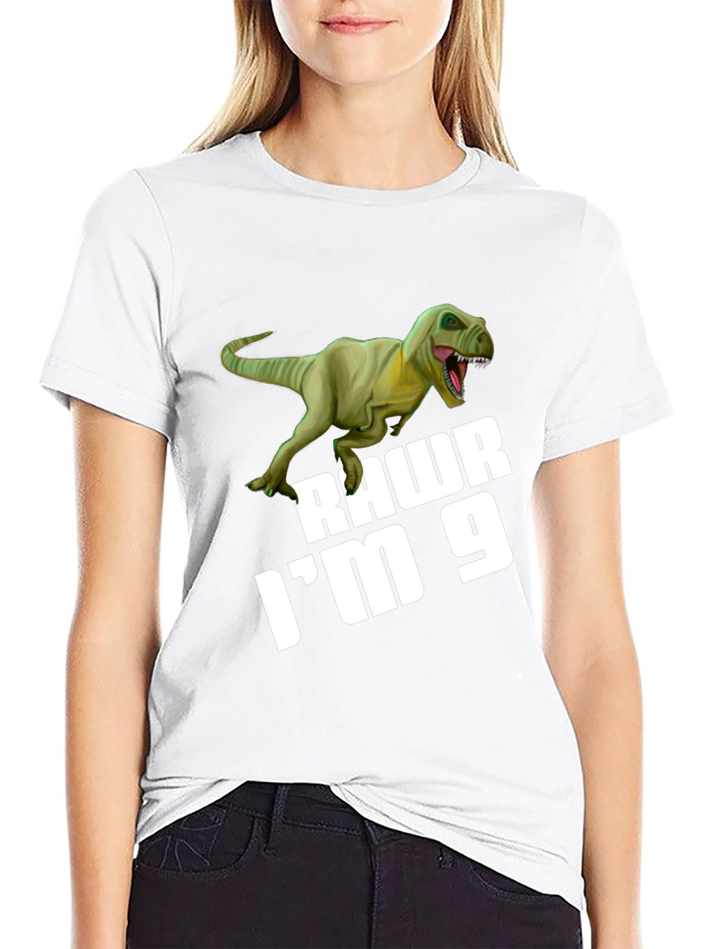 Rawr Im 9 T-Rex Birthday T-Shirt