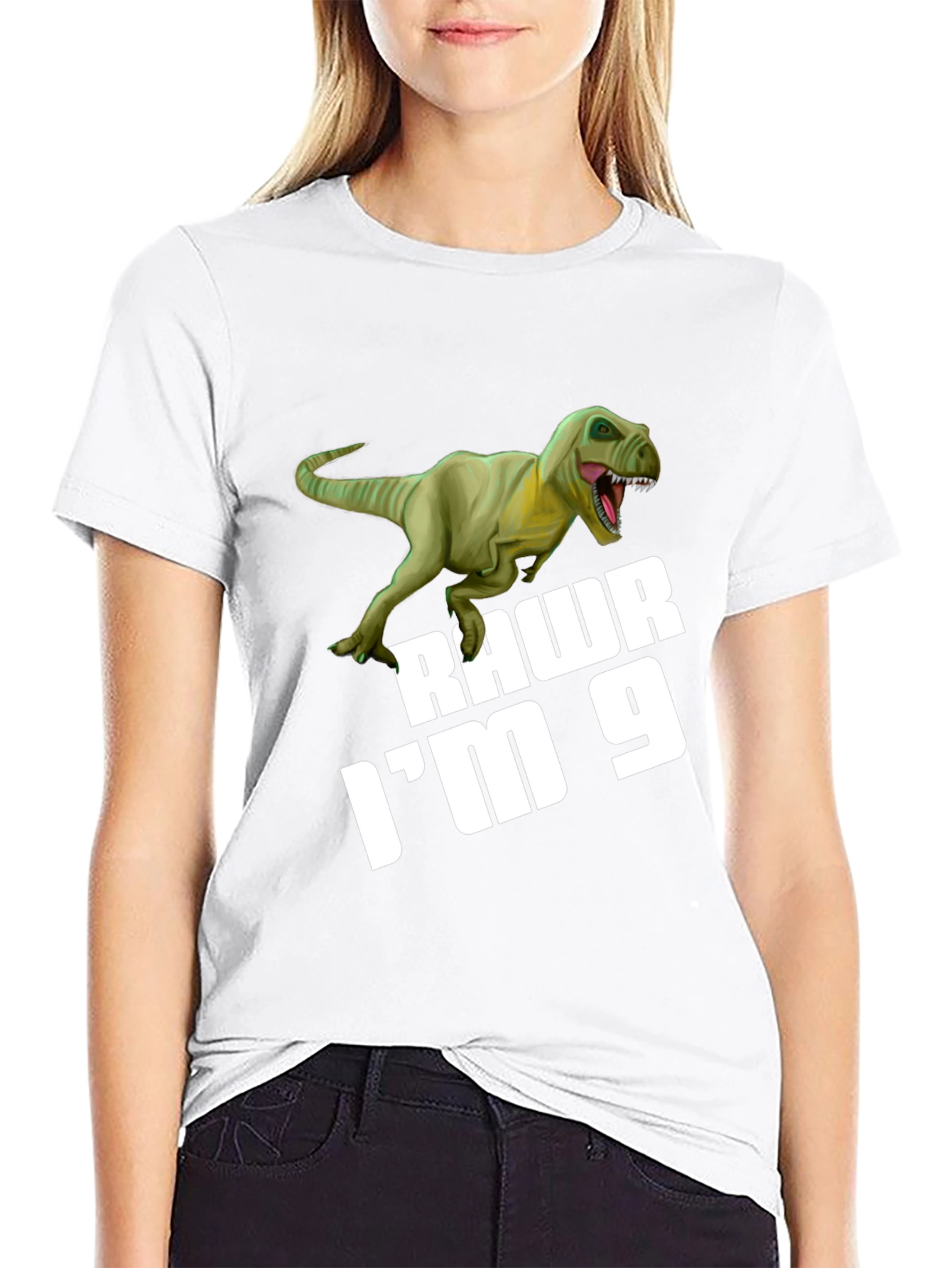 Rawr Im 9 T-Rex Birthday T-Shirt