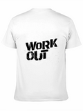 Workout T-Shirt - Black Graphic Tee