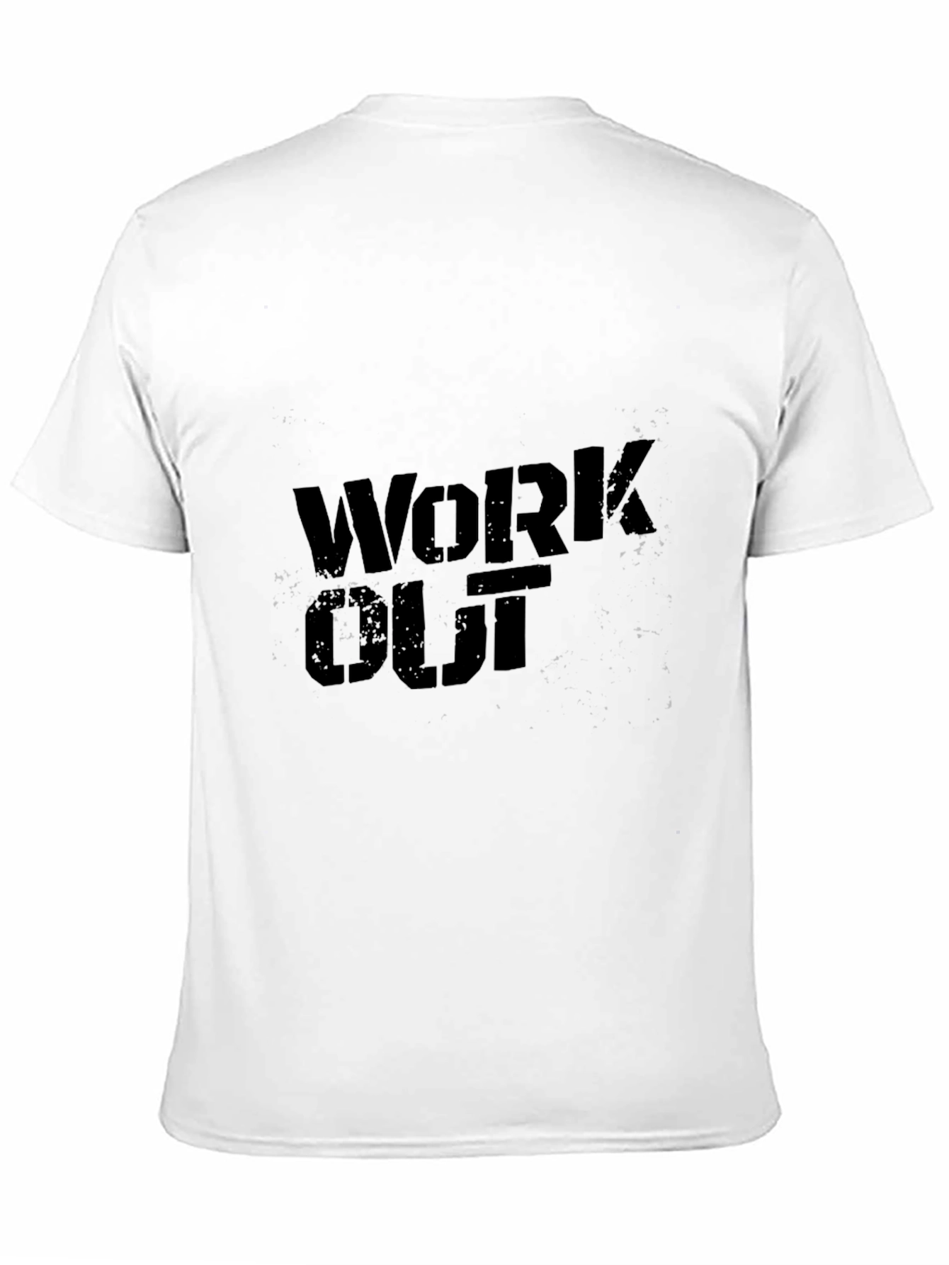 Workout T-Shirt - Black Graphic Tee