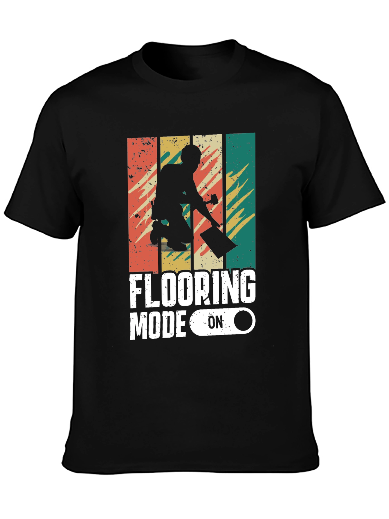 Flooring Mode On Retro Graphic Tee