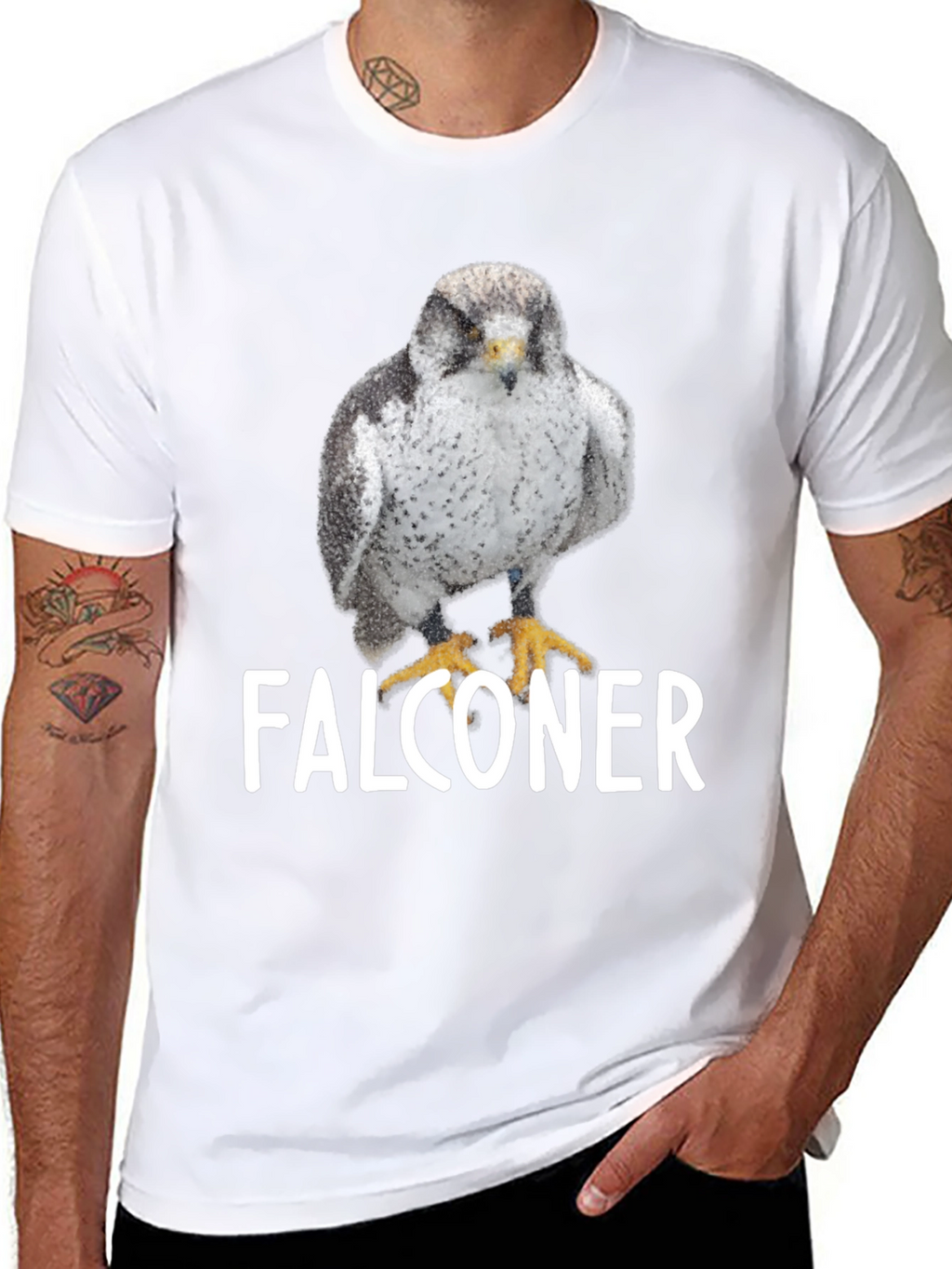 Falconer Graphic Tee - Bird Lover T-Shirt
