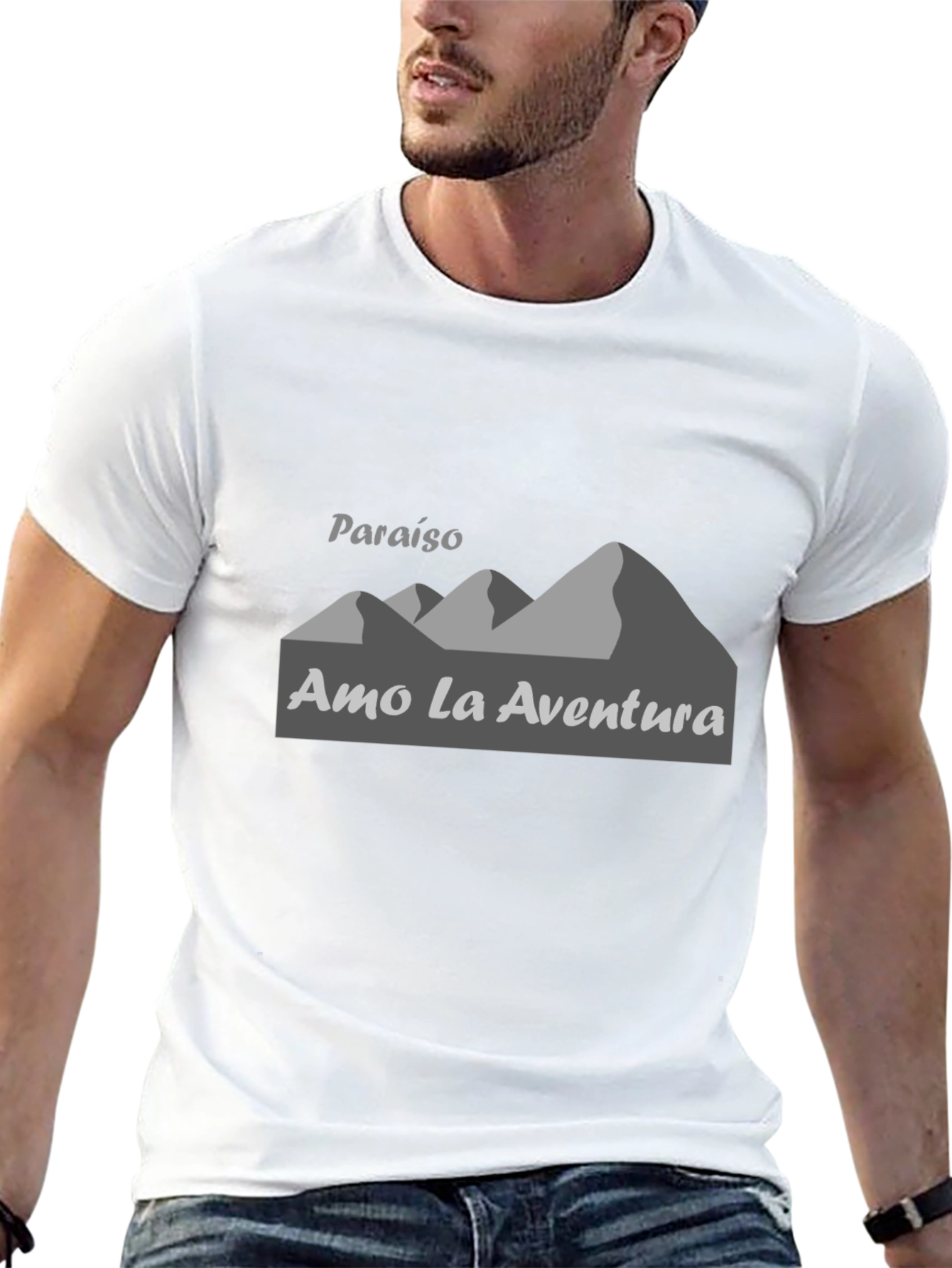 Adventure Awaits Graphic Tee - Mountain Design