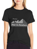 Adventure Awaits Graphic Tee - Mountain Design