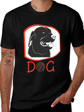 Dog Basketball Graphic T-Shirt
