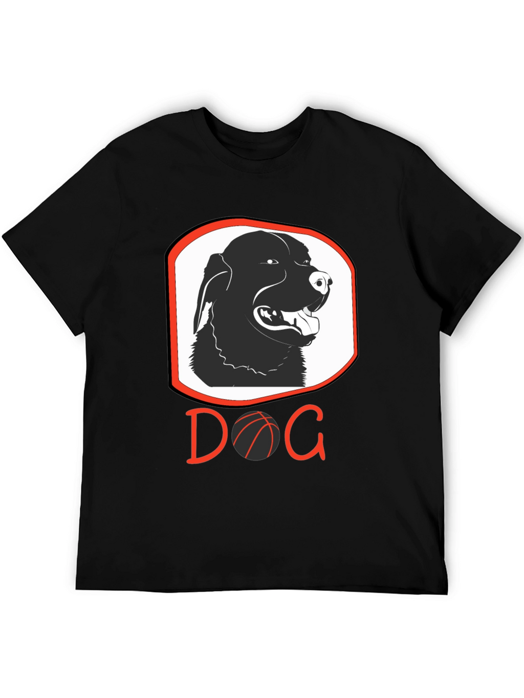 Dog Basketball Graphic T-Shirt