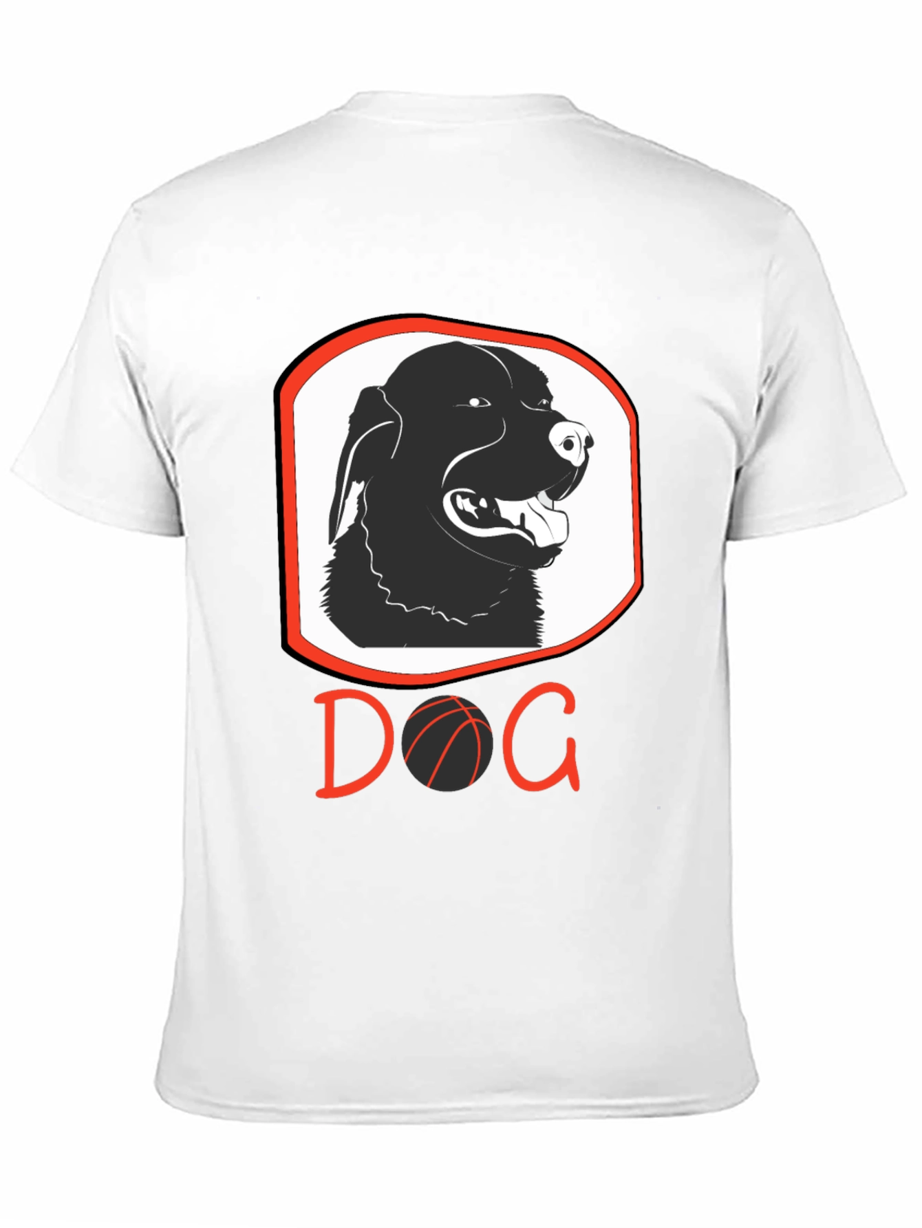 Dog Basketball Graphic T-Shirt