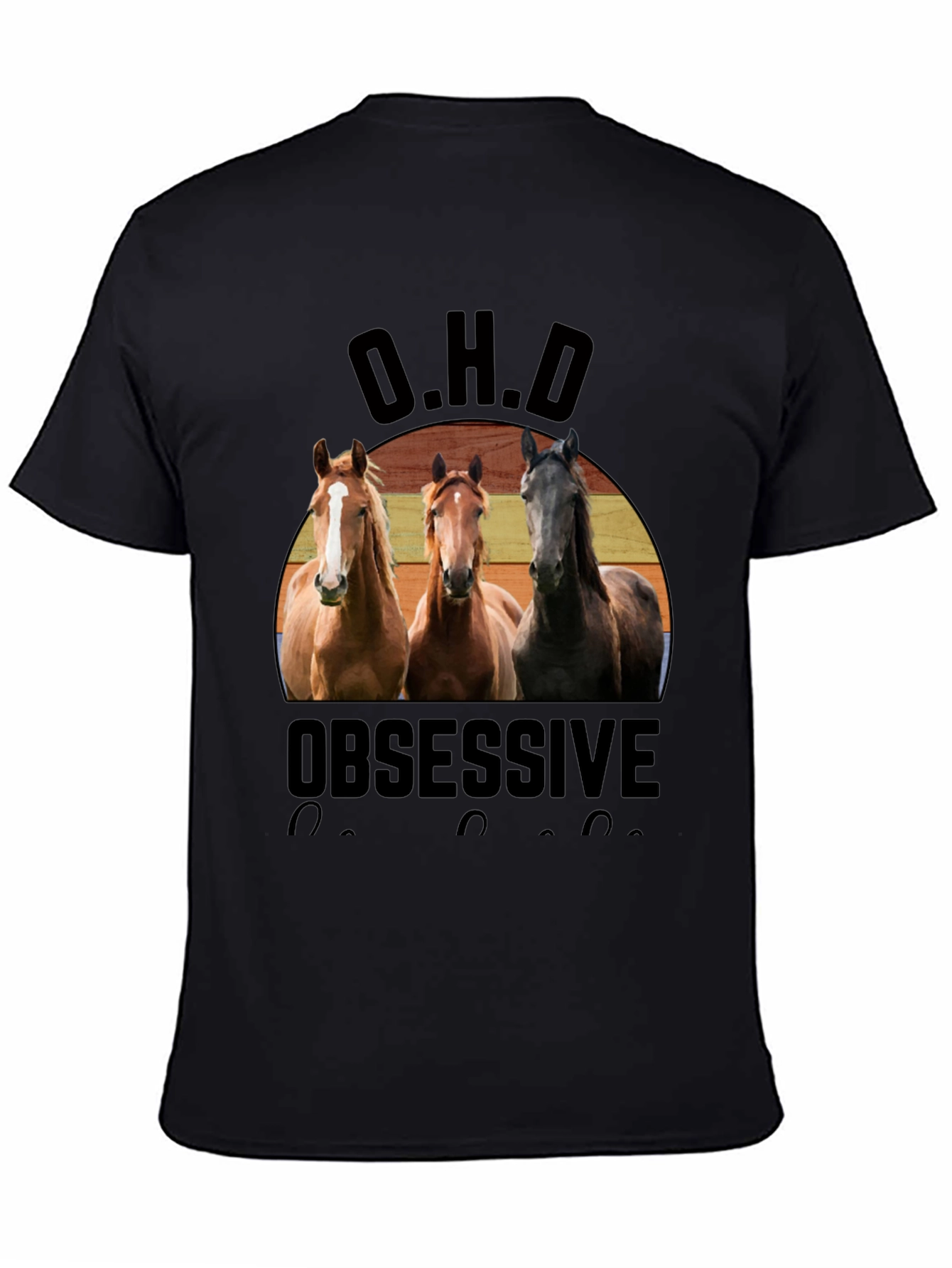 Obsessive Horse Disorder T-Shirt - OHD Horse Lover Tee