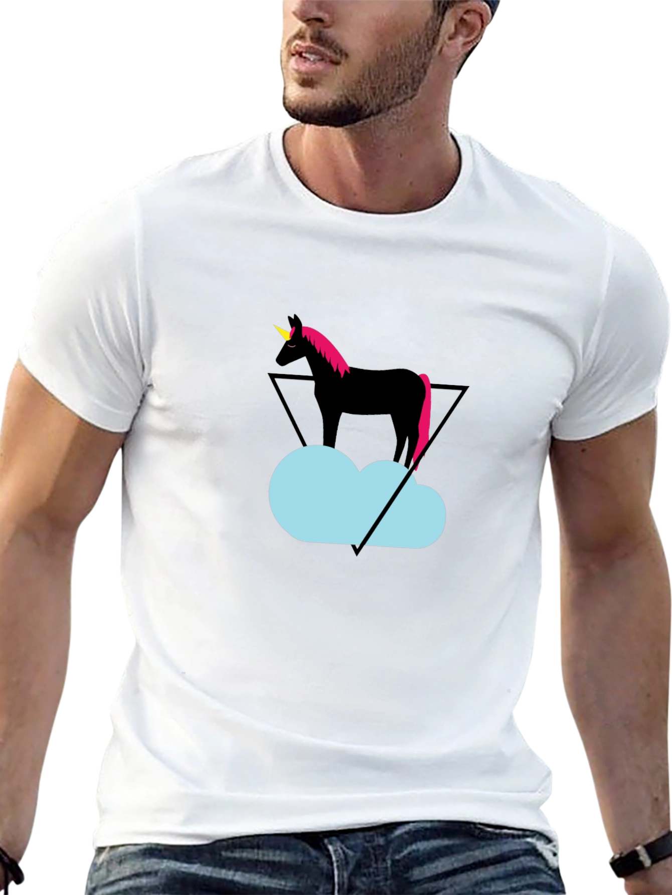 Unicorn on Cloud Graphic Tee
