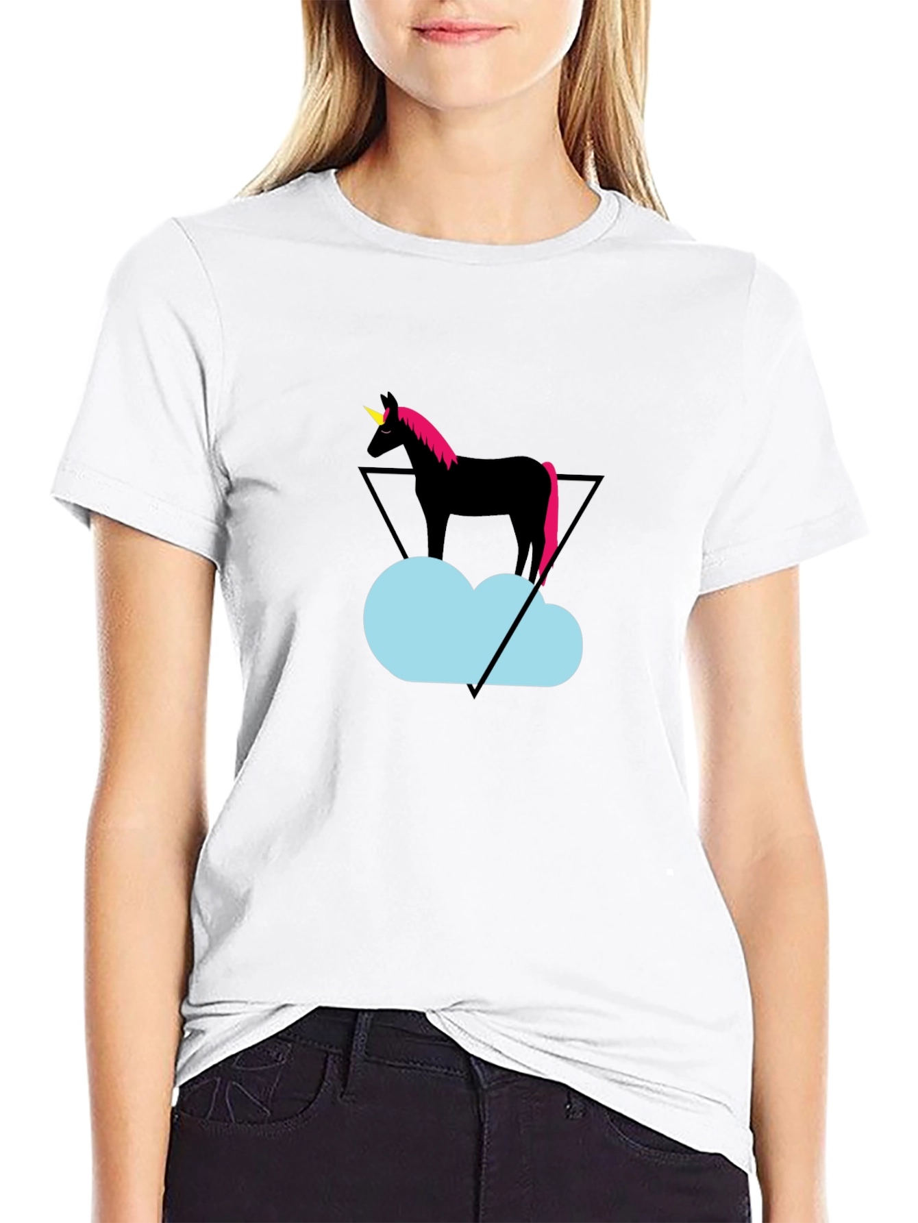 Unicorn on Cloud Graphic Tee