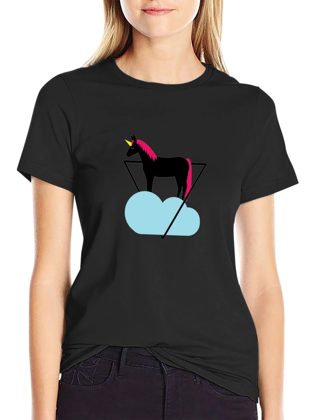 Unicorn on Cloud Graphic Tee