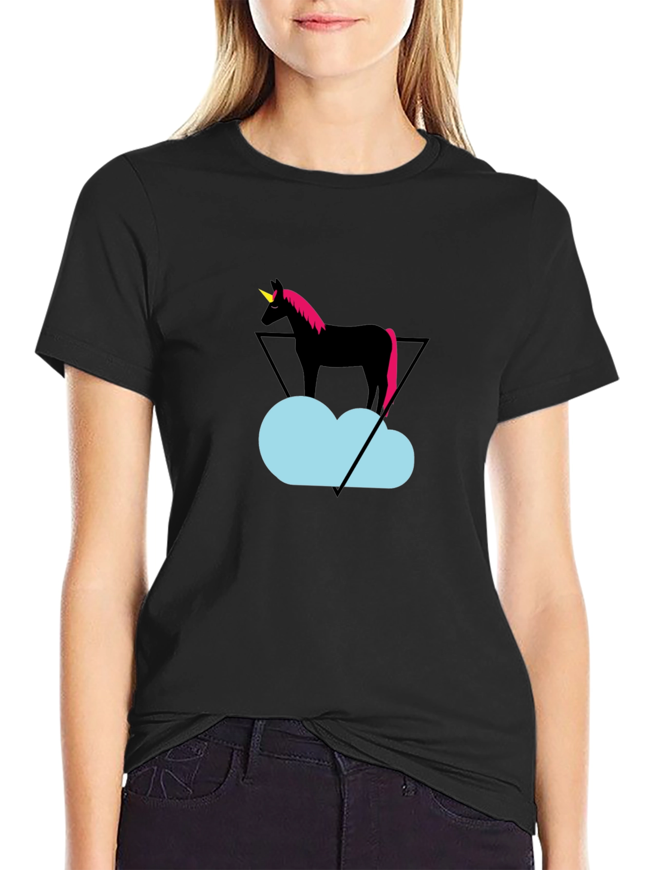 Unicorn on Cloud Graphic Tee