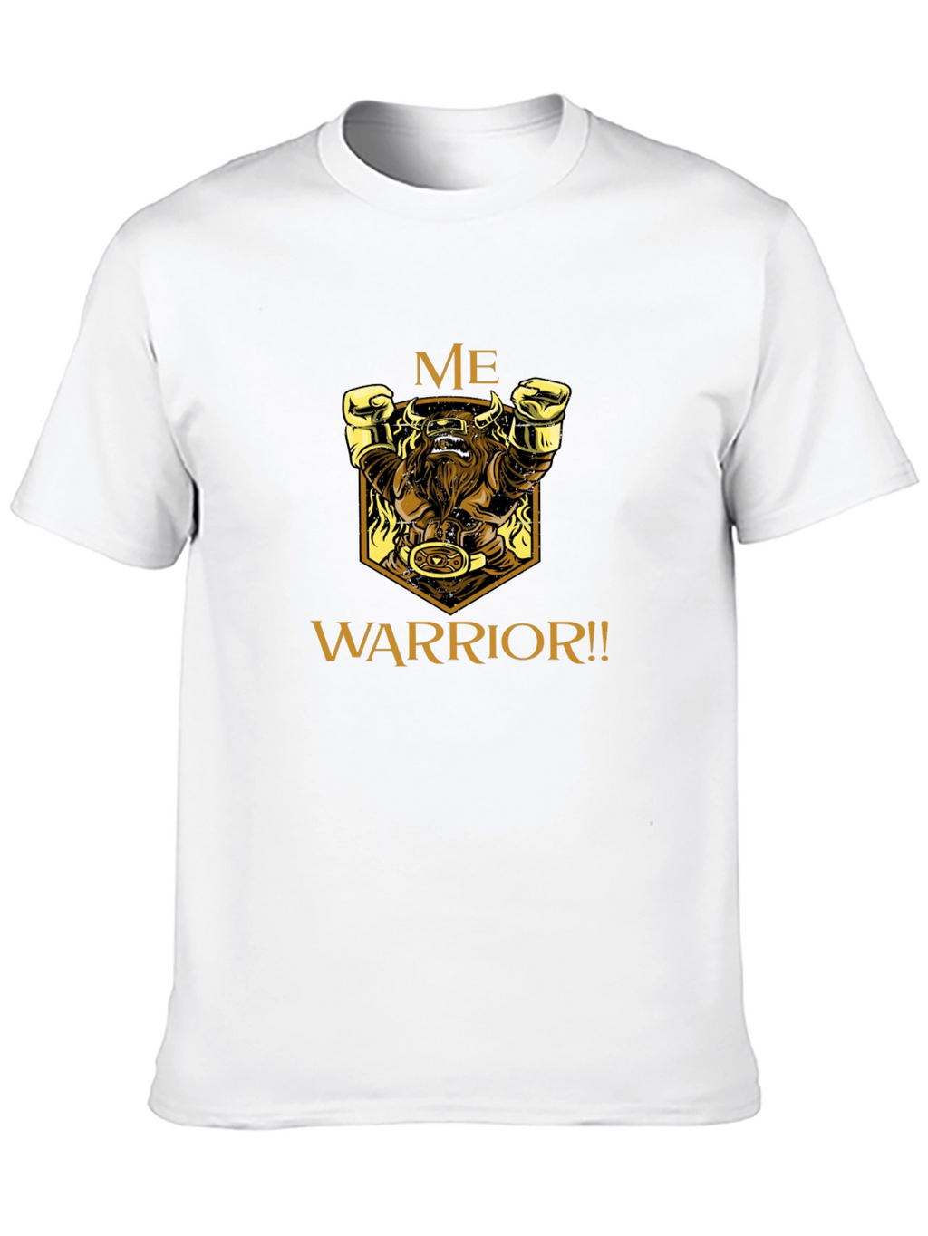 Me Warrior Graphic Black T-Shirt