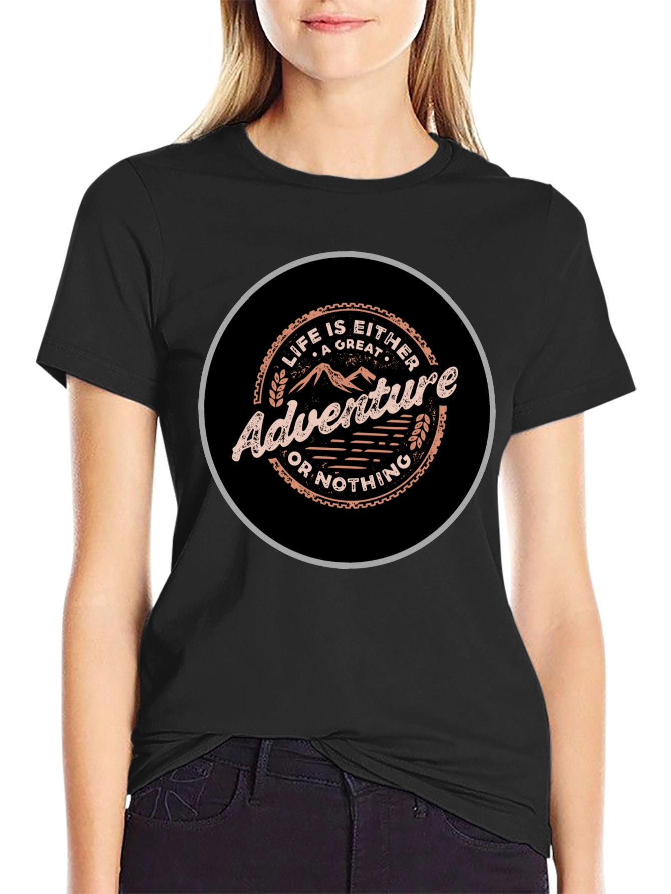 Adventure Awaits T-Shirt - Life is Either a Great Adventure