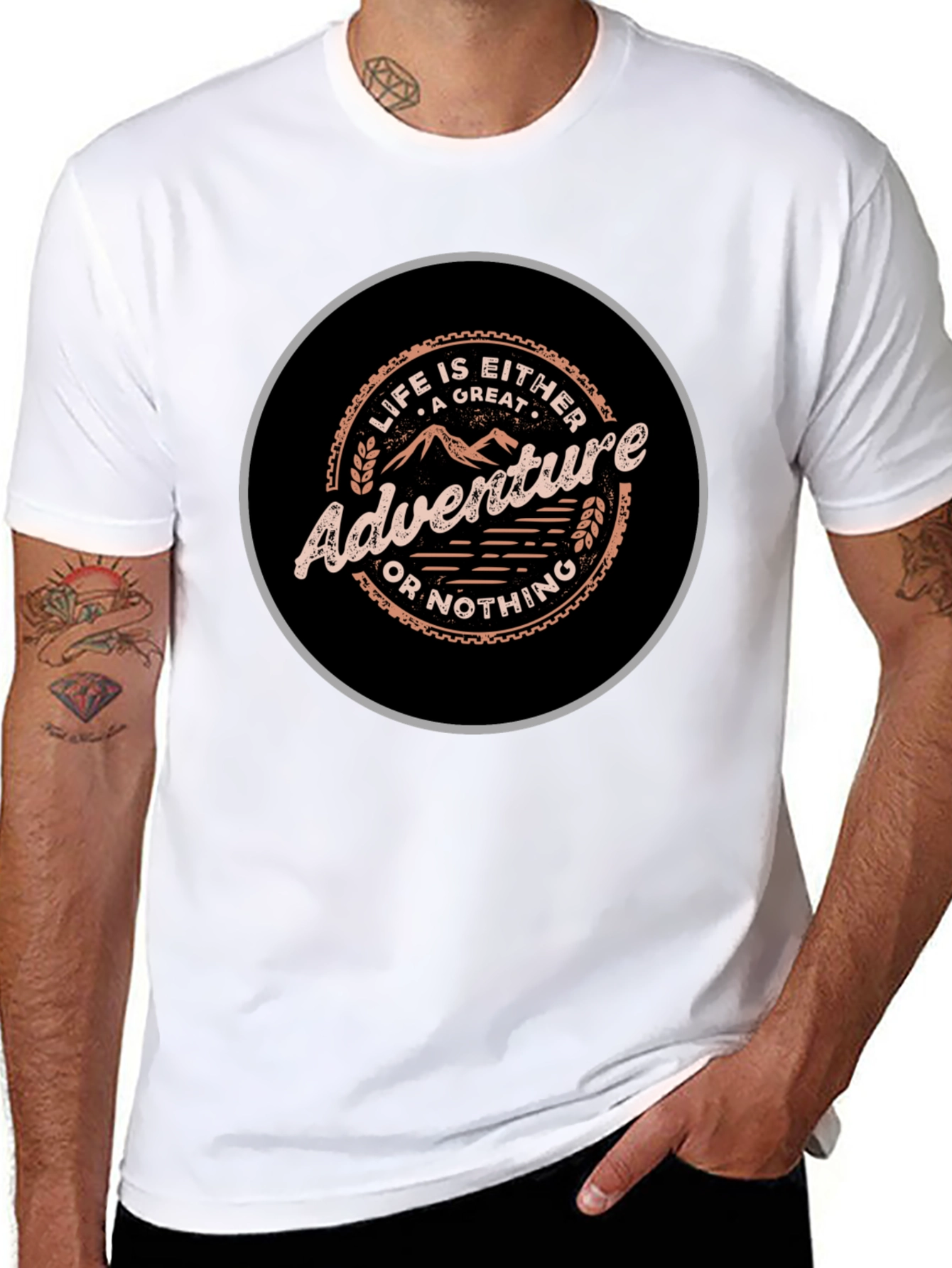 Adventure Awaits T-Shirt - Life is Either a Great Adventure
