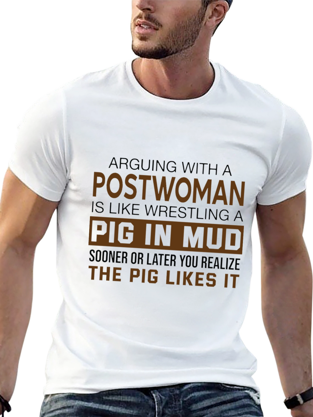 Arguing With a Postwoman T-Shirt