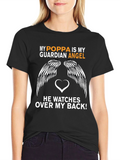 My Poppa is My Guardian Angel Graphic T-Shirt