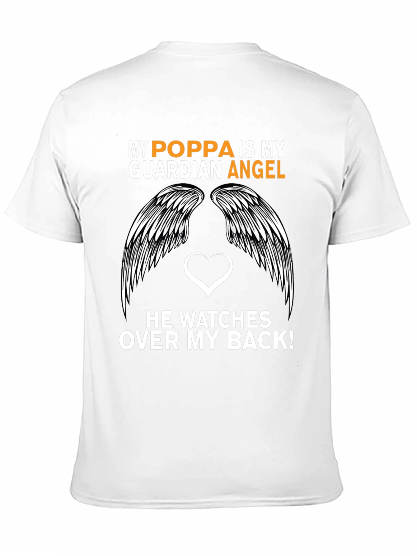 My Poppa is My Guardian Angel Graphic T-Shirt