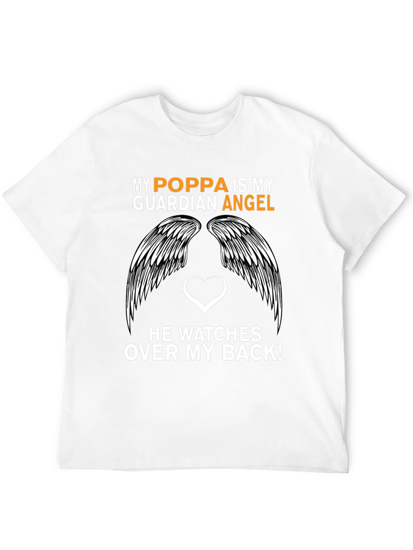 My Poppa is My Guardian Angel Graphic T-Shirt