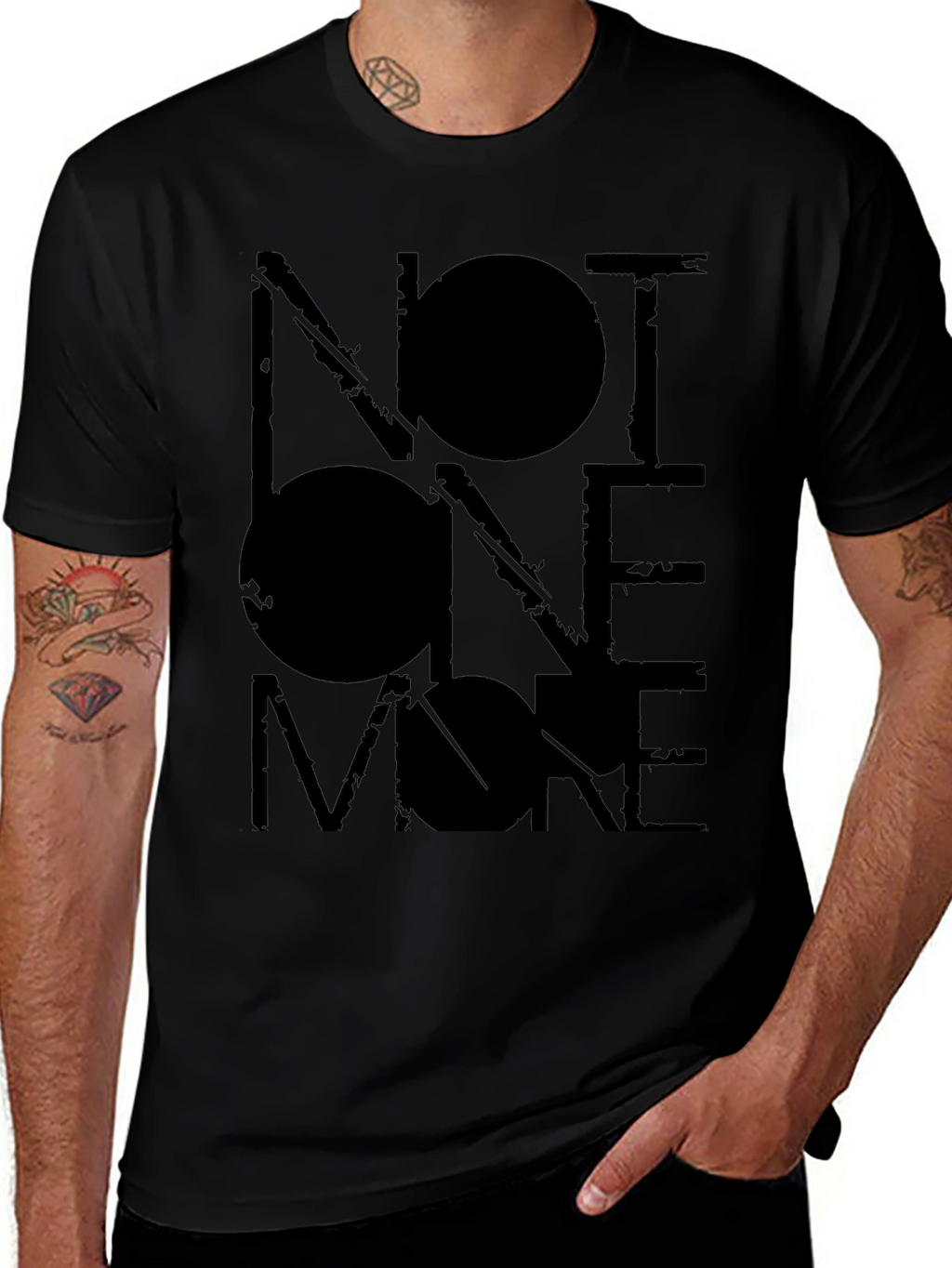Not One More Graphic Tee - Black