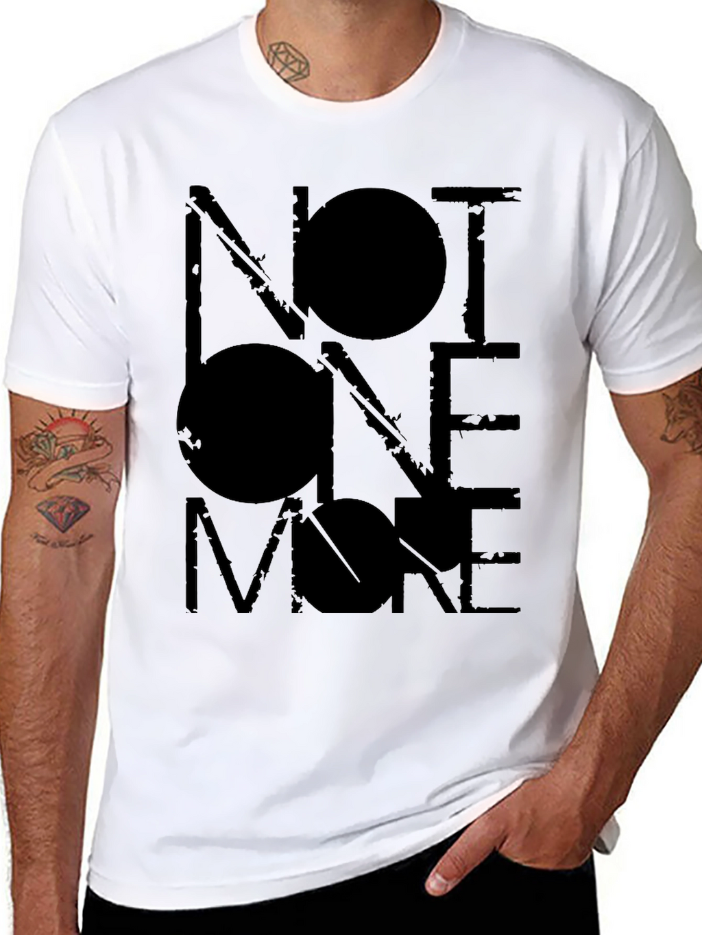 Not One More Graphic Tee - Black
