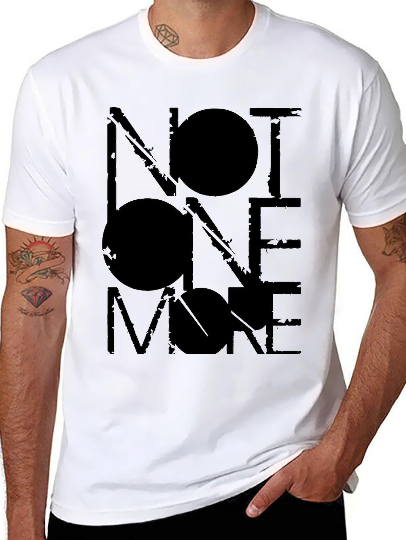 Not One More Graphic Tee - Black