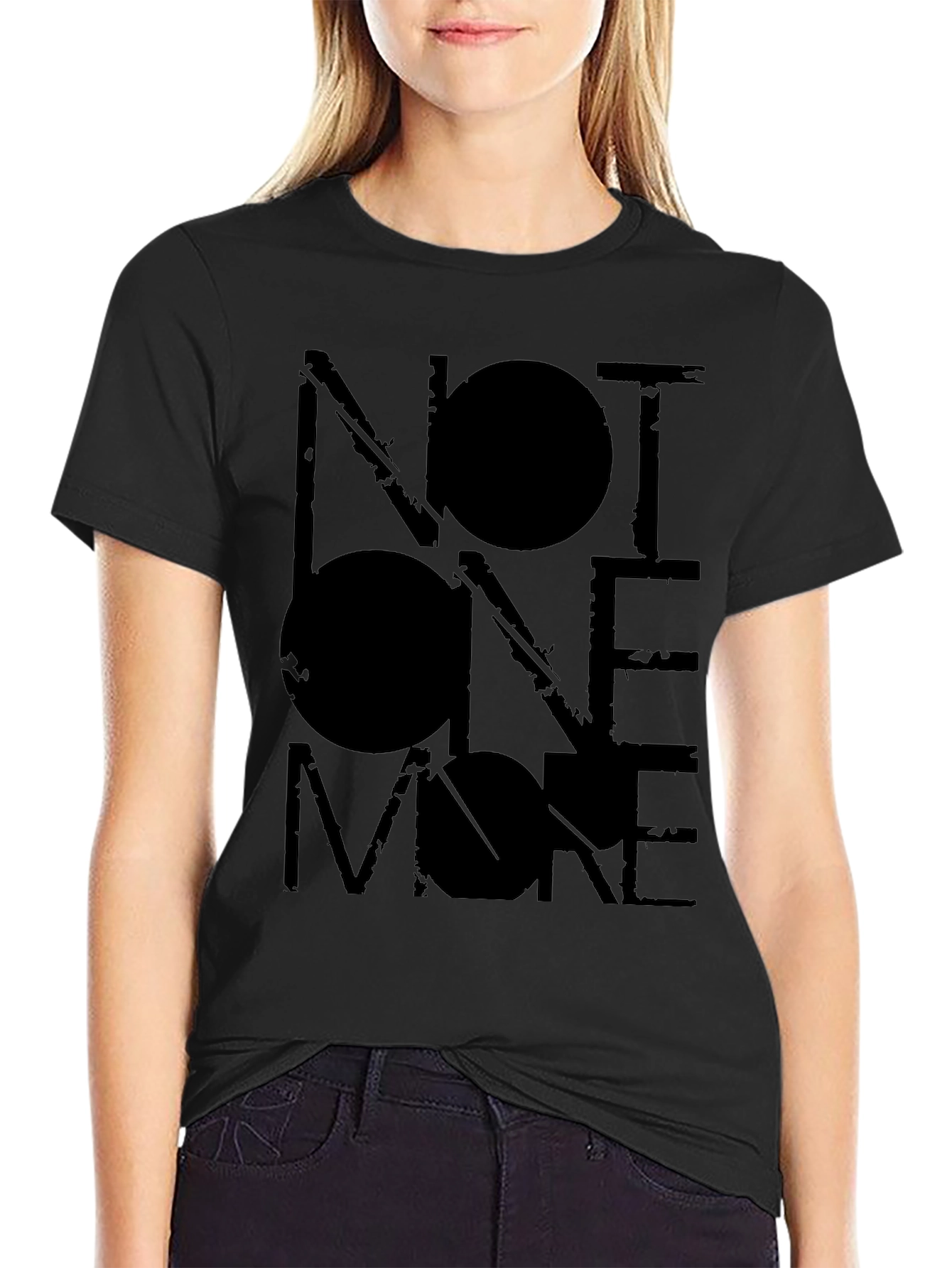 Not One More Graphic Tee - Black
