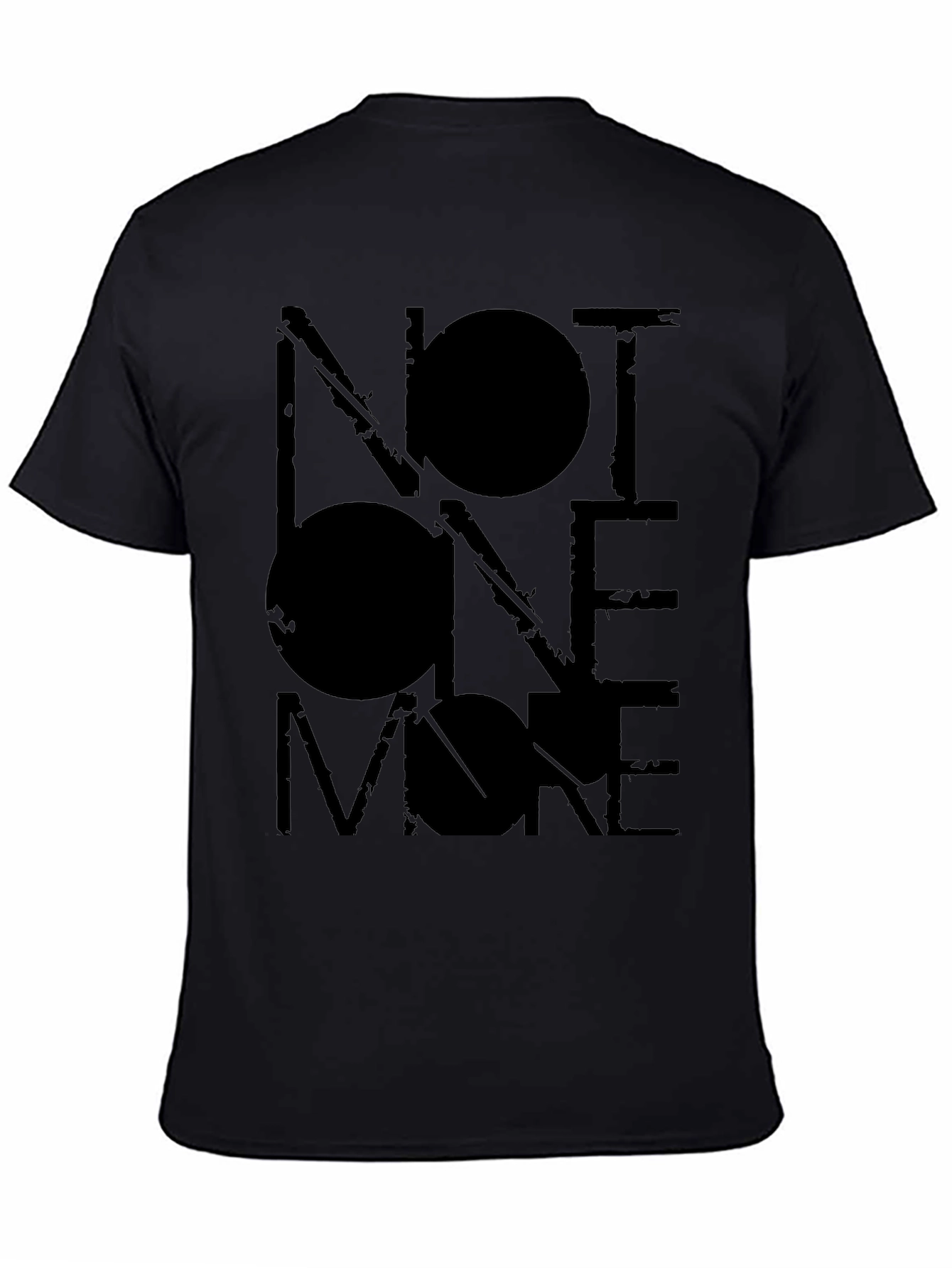 Not One More Graphic Tee - Black