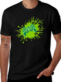 Gaming Controller Splash Tee - Black
