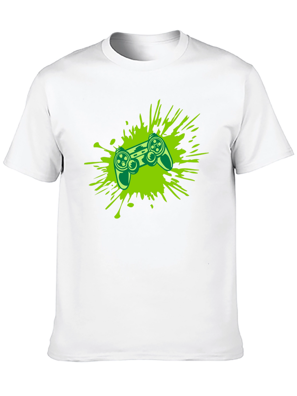 Gaming Controller Splash Tee - Black