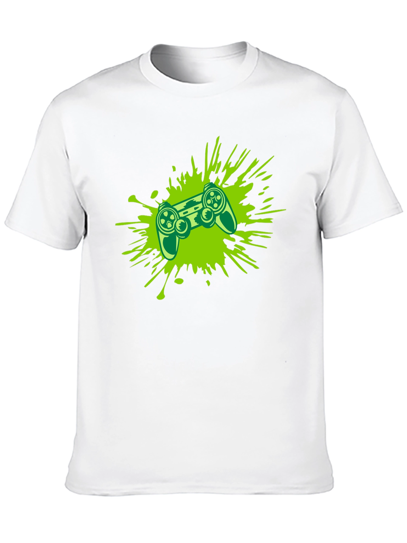 Gaming Controller Splash Tee - Black