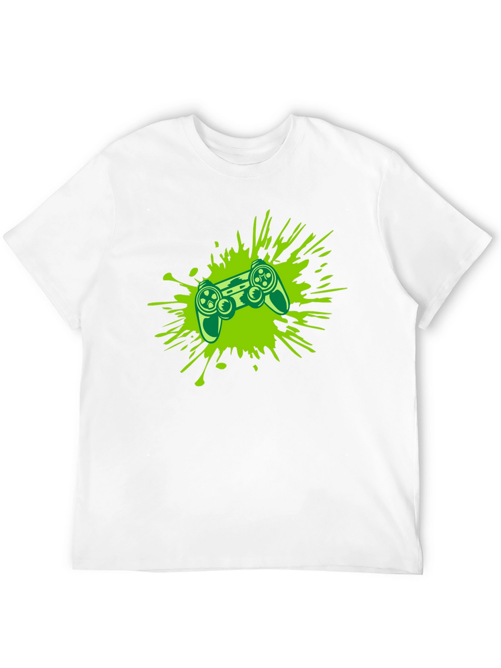 Gaming Controller Splash Tee - Black